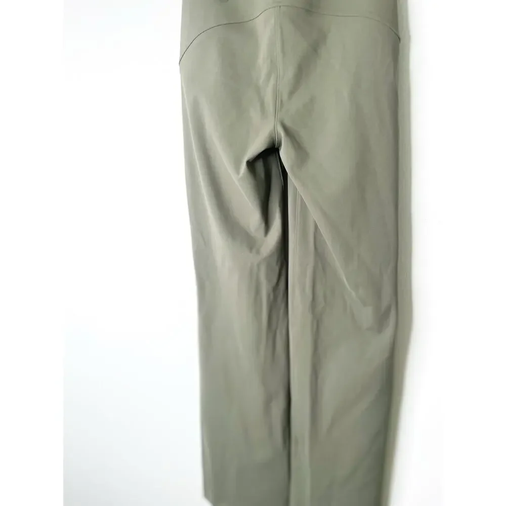 NWT Lululemon Smooth Fit Cropped Pants Size 0 Olive Green High Rise Athleisure